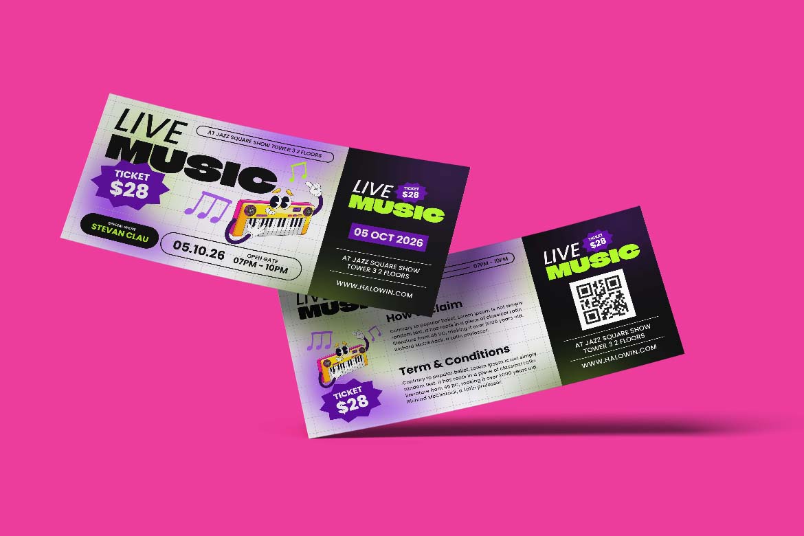 Live Music Gift Card Voucher-1