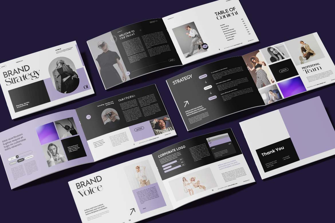 Purple White Modern Brand Strategy-2