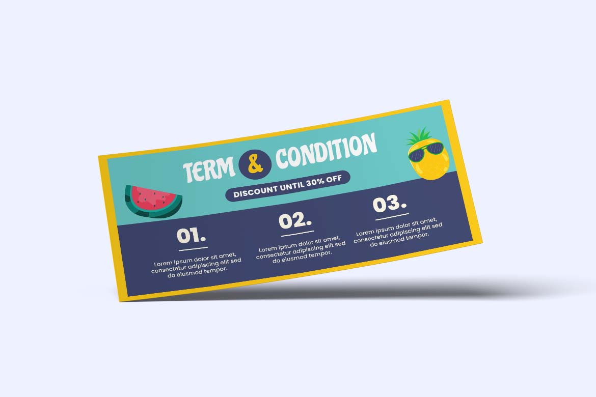 Summer Sale Fruits Gift Card Voucher-2
