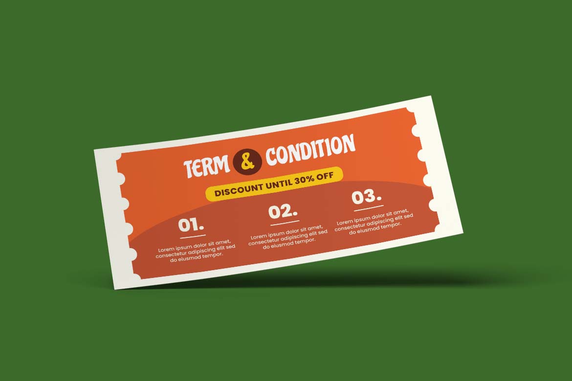 Orange Summer Sale Gift Card Voucher-2