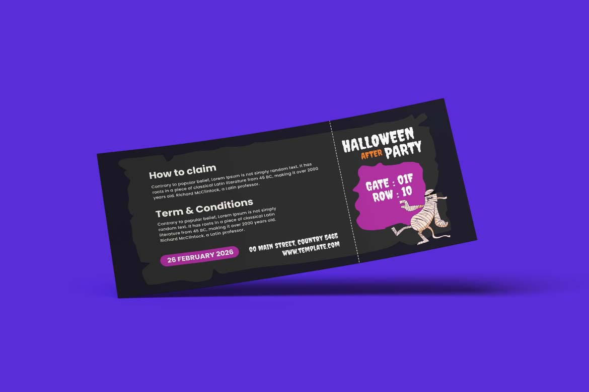 Halloween After Party Gift Card Voucher-2
