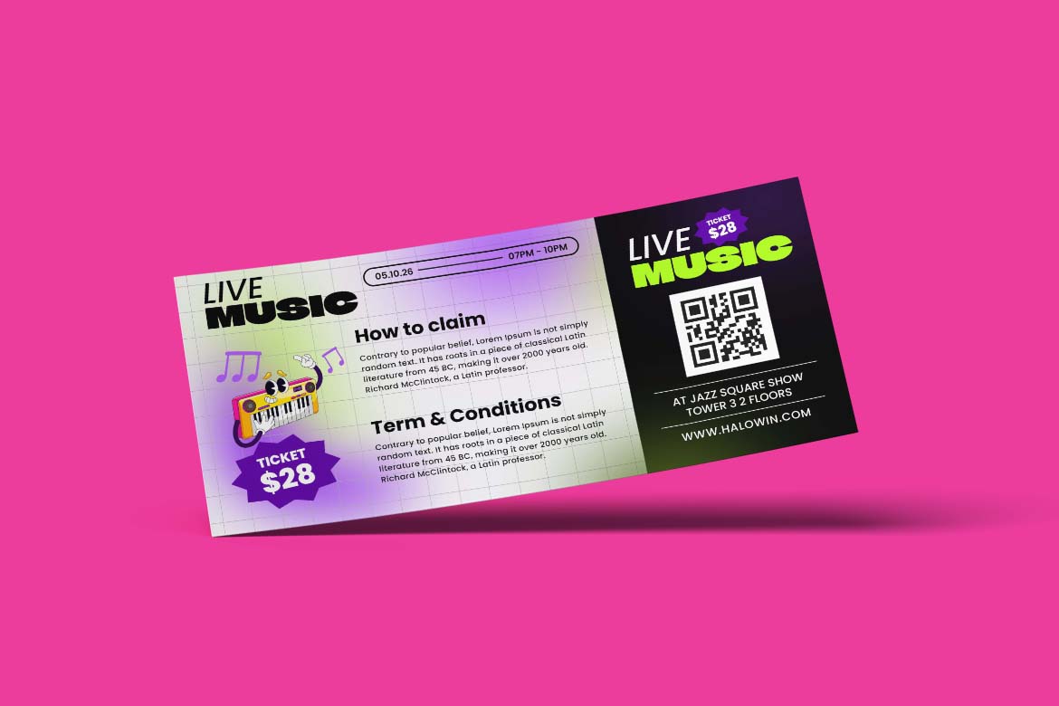 Live Music Gift Card Voucher-2