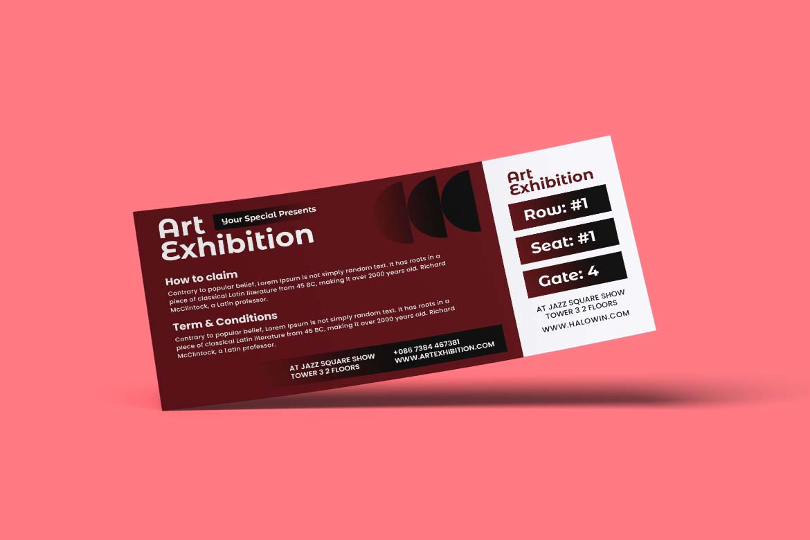 Art Exhibiton Gift Card Voucher-2