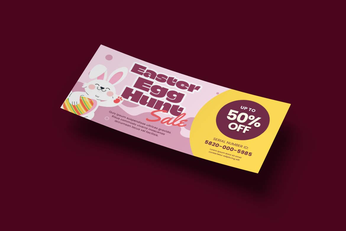 Easter Egg Hunt Sale Gift Card Voucher-3