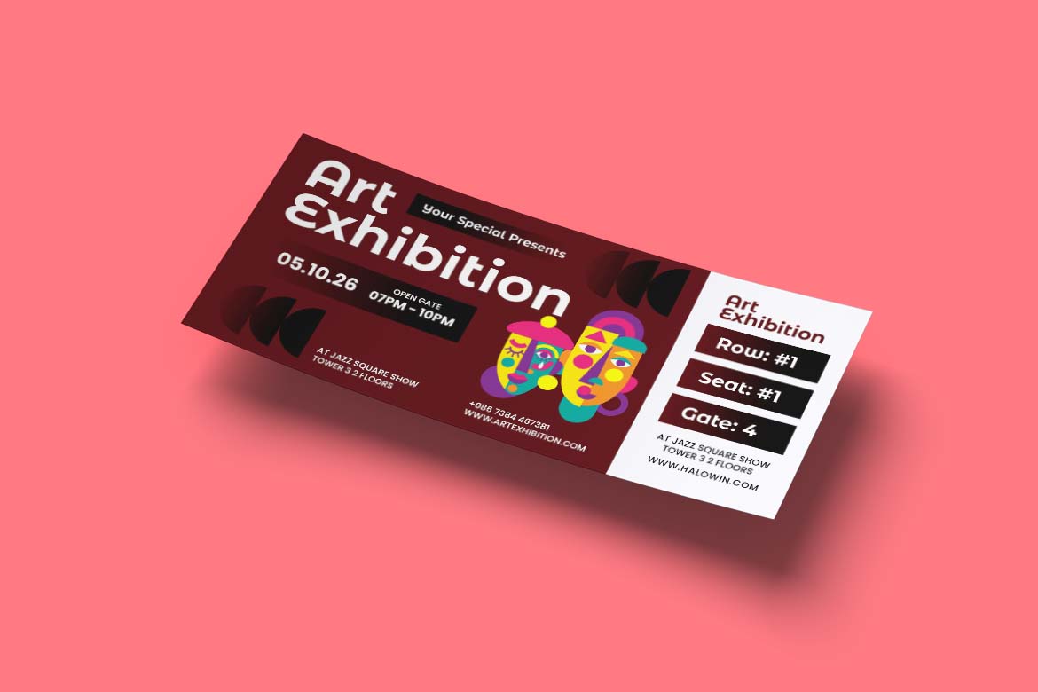 Art Exhibiton Gift Card Voucher-3