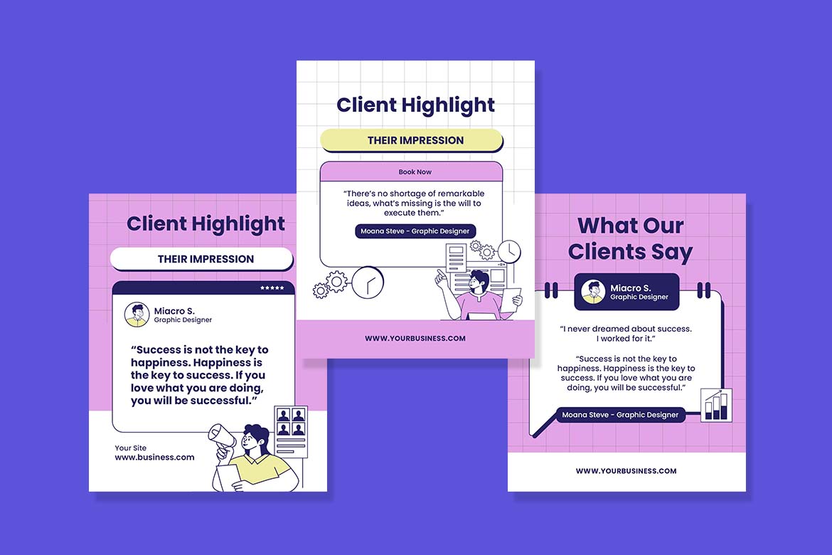 Pink Customer Testimonial Instagram Post-1