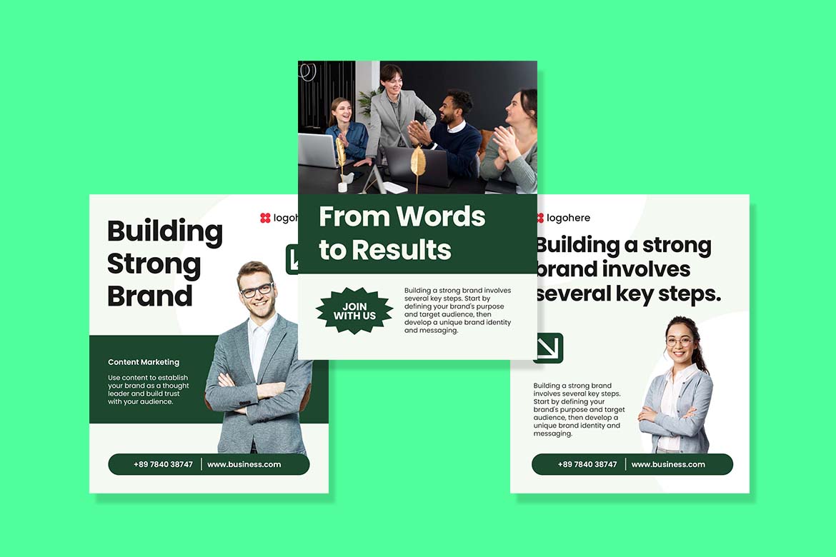 White Green Market Value Instagram Post-1