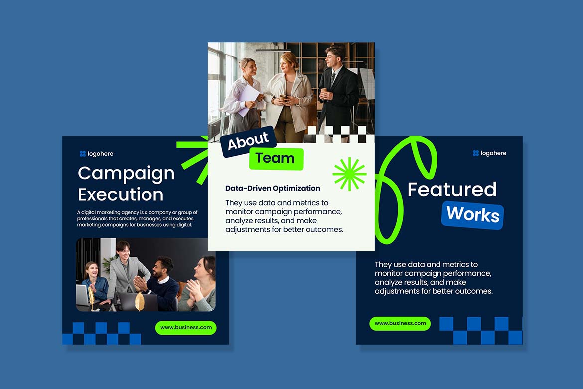 Navy Digital Marketing Instagram Post-1