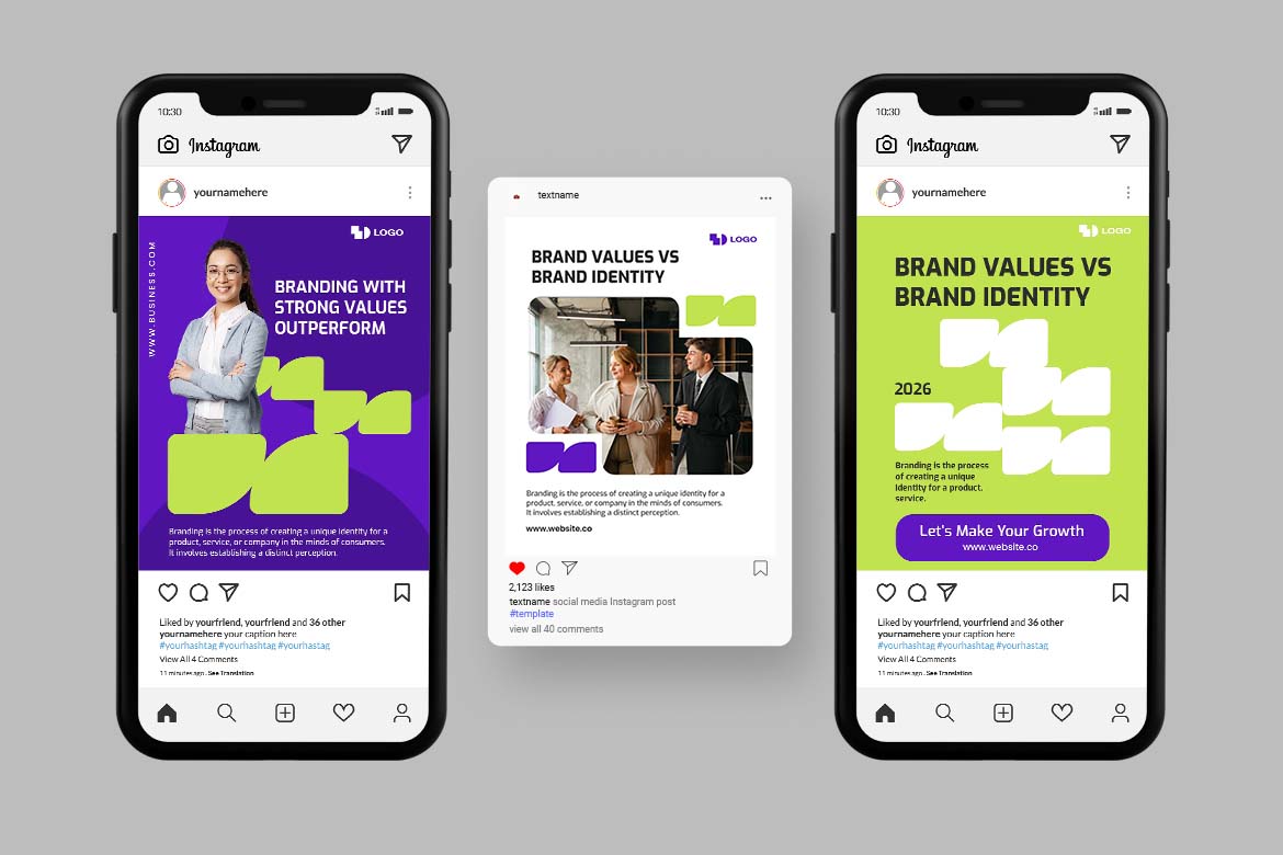 Purple Business Value Instagram Post-2