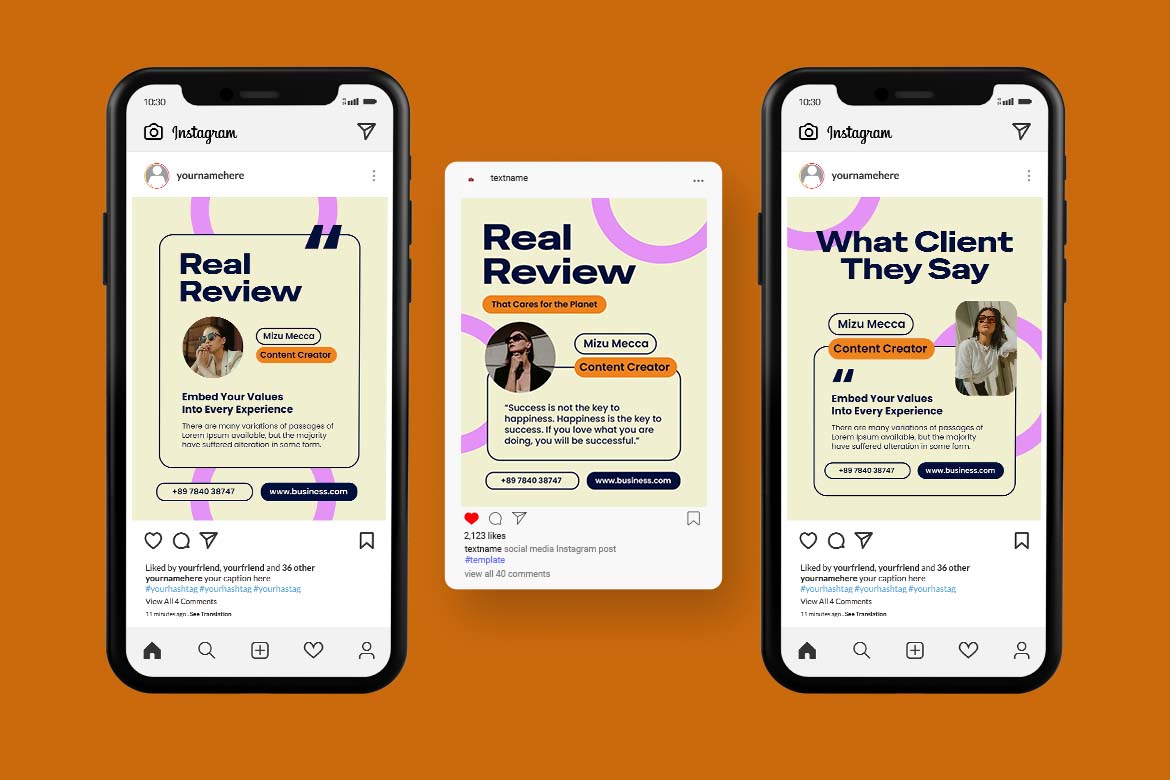 Cream Customer Testimonial Instagram Post-2