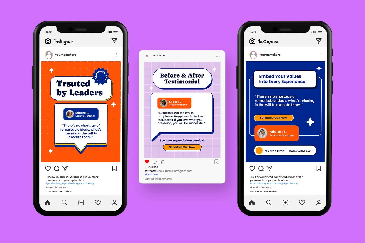 Pink Navy Customer Testimonial Instagram Post-2
