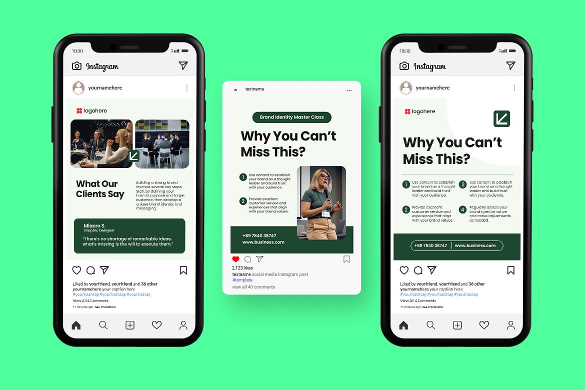 White Green Market Value Instagram Post-2