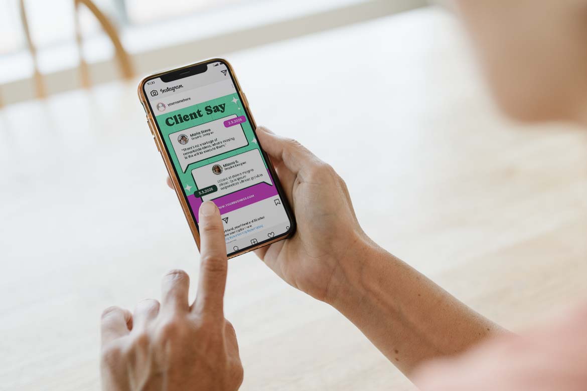 Green Customer Testimonial Instagram Post-3