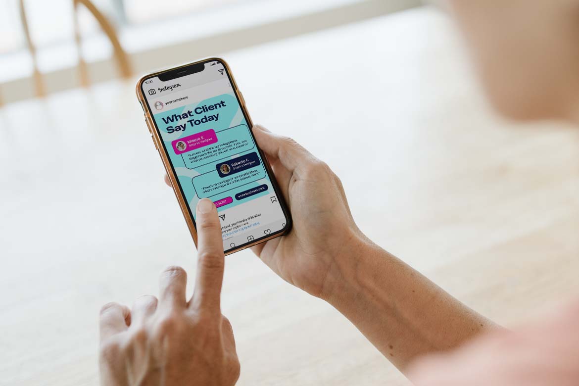 Light Aqua Customer Testimonial Instagram Post-3