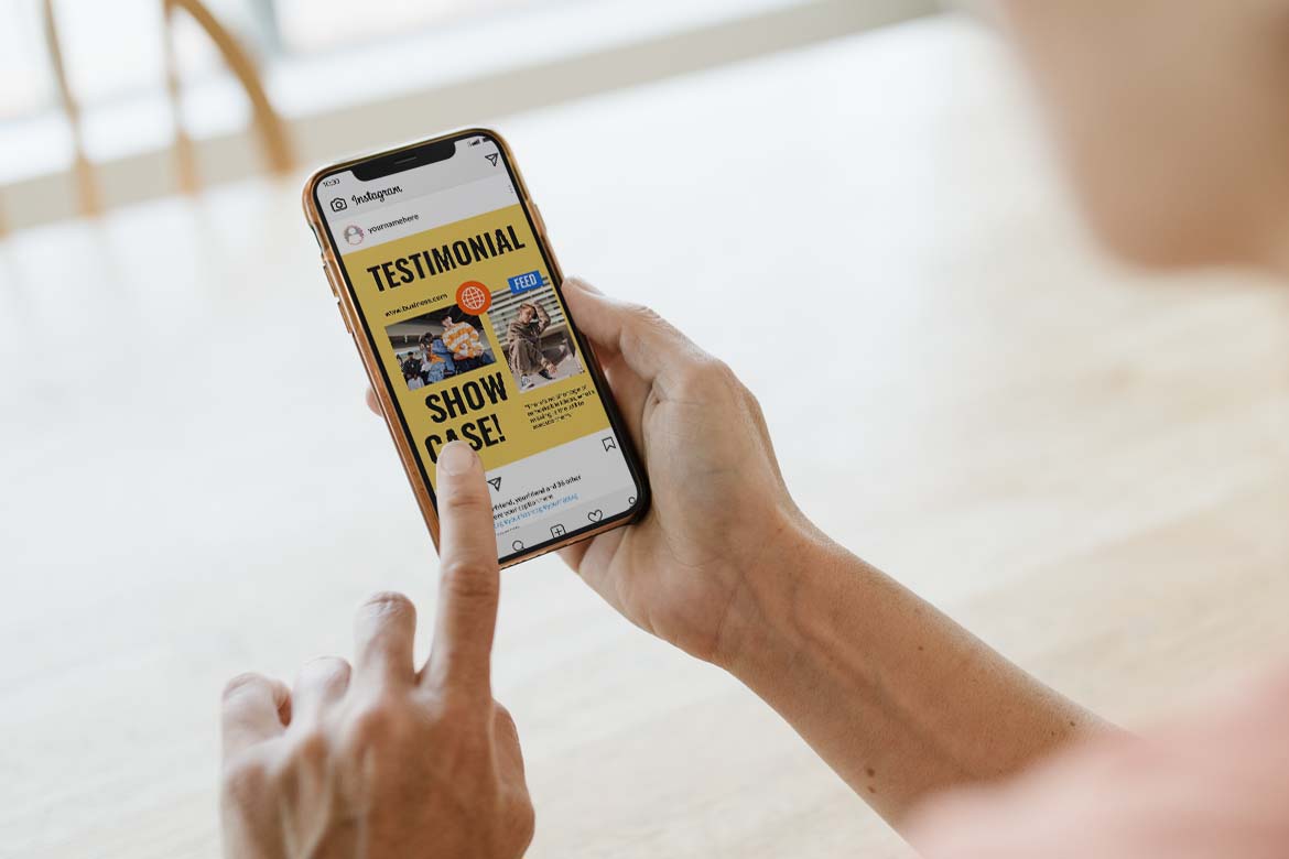 Golden Yellow Customer Testimonial Instagram Post-3