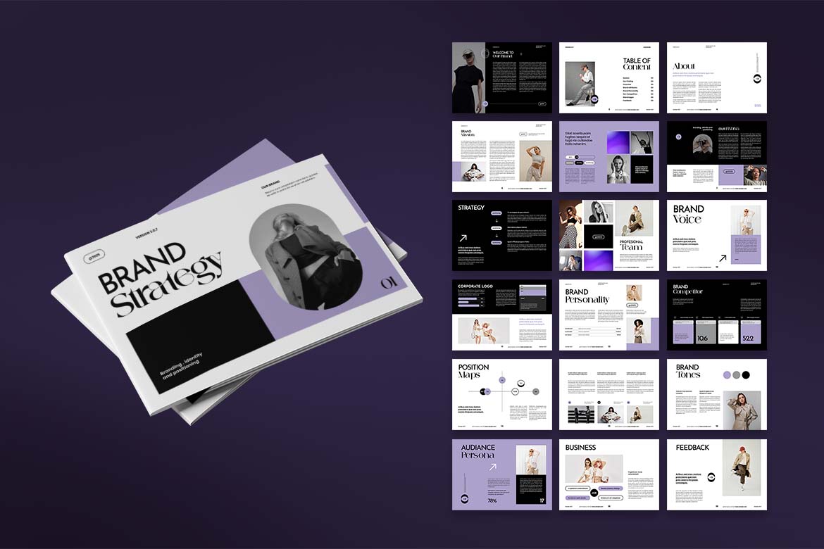 Purple White Modern Brand Strategy-4