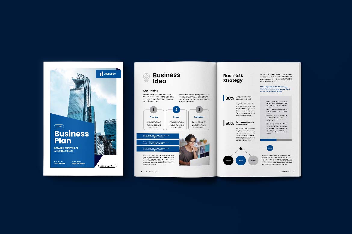 Blue White Digital Marketing Business Plan-1