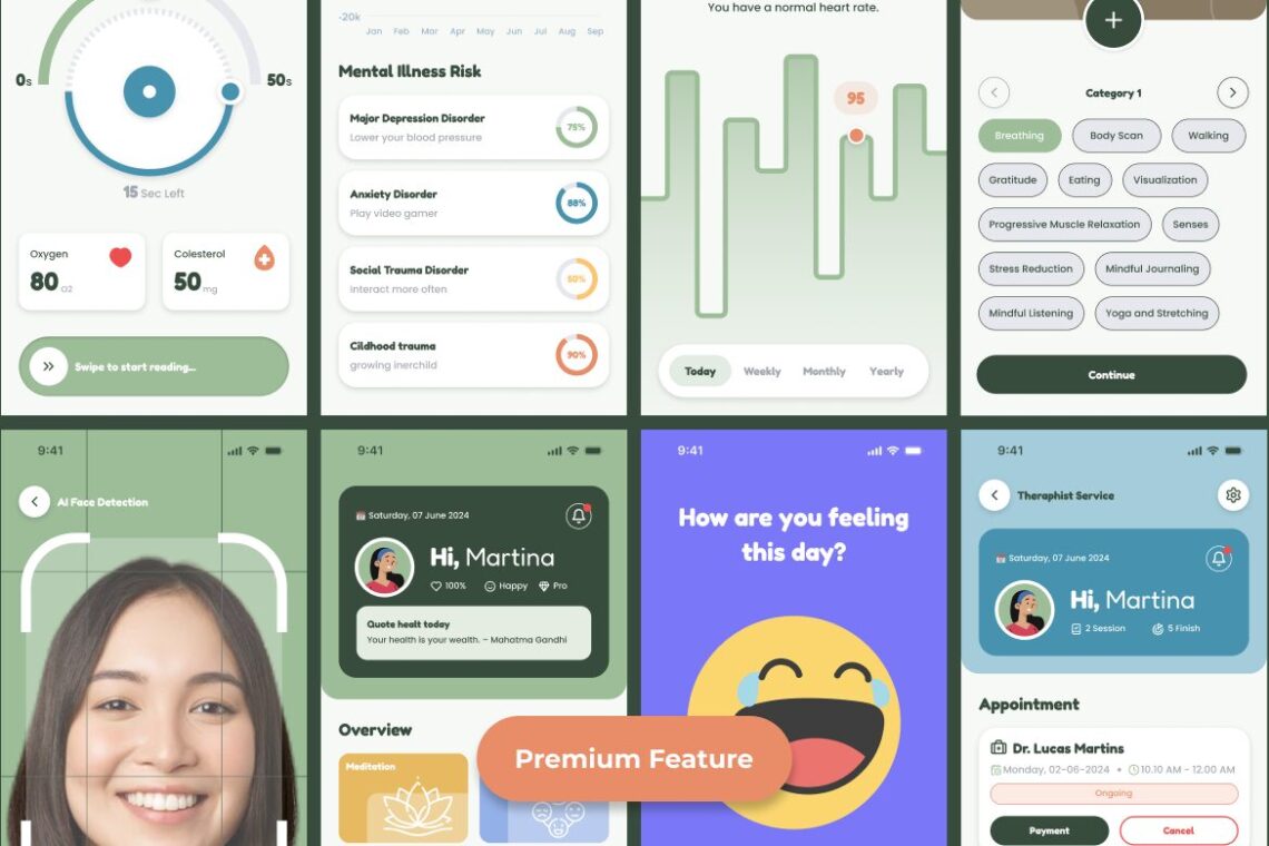 AI Mental Health Application Mobile UI KIT-2
