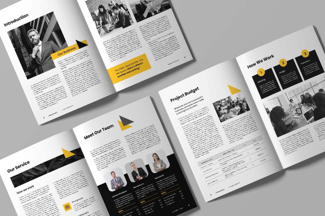 Black Yellow Elegant Design Business Proposal-3