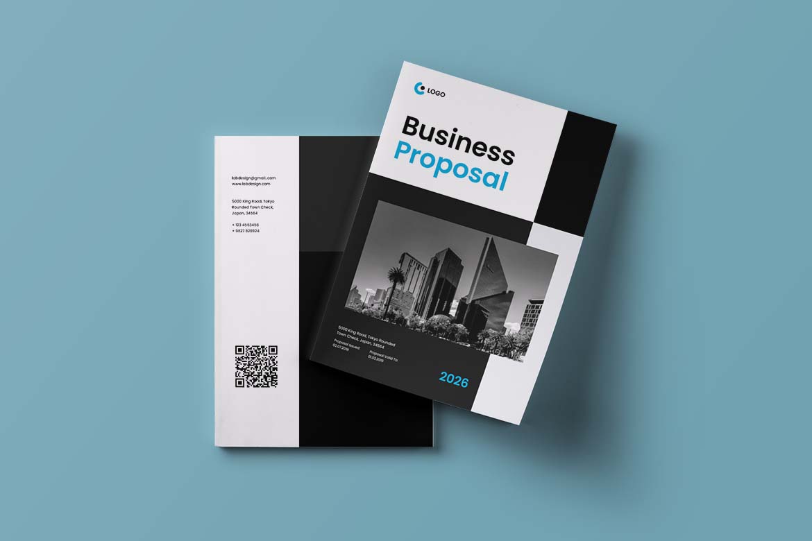 Black Blue Elegant Design Business Proposal-4