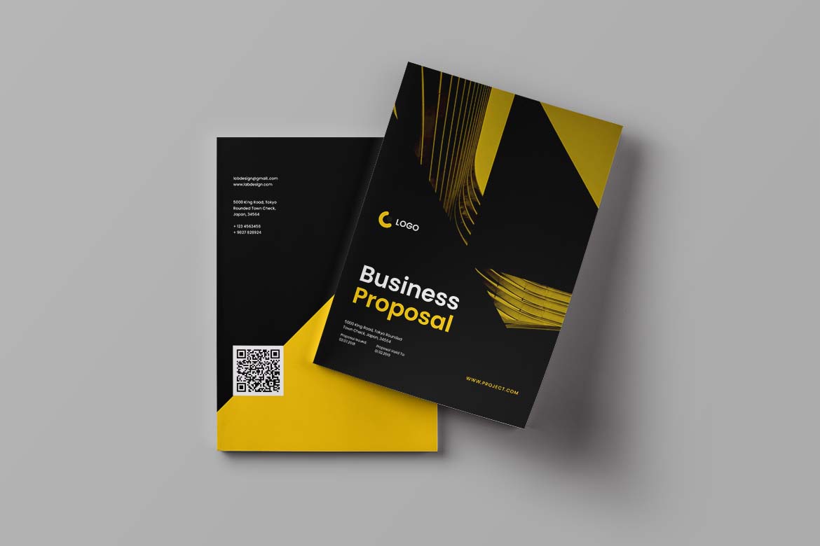 Black Yellow Elegant Design Business Proposal-4