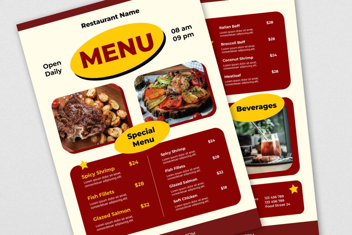 Seafood Ocean Food Menu-2