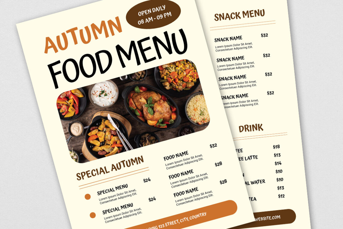 Autumn Restaurant Food Menu-2