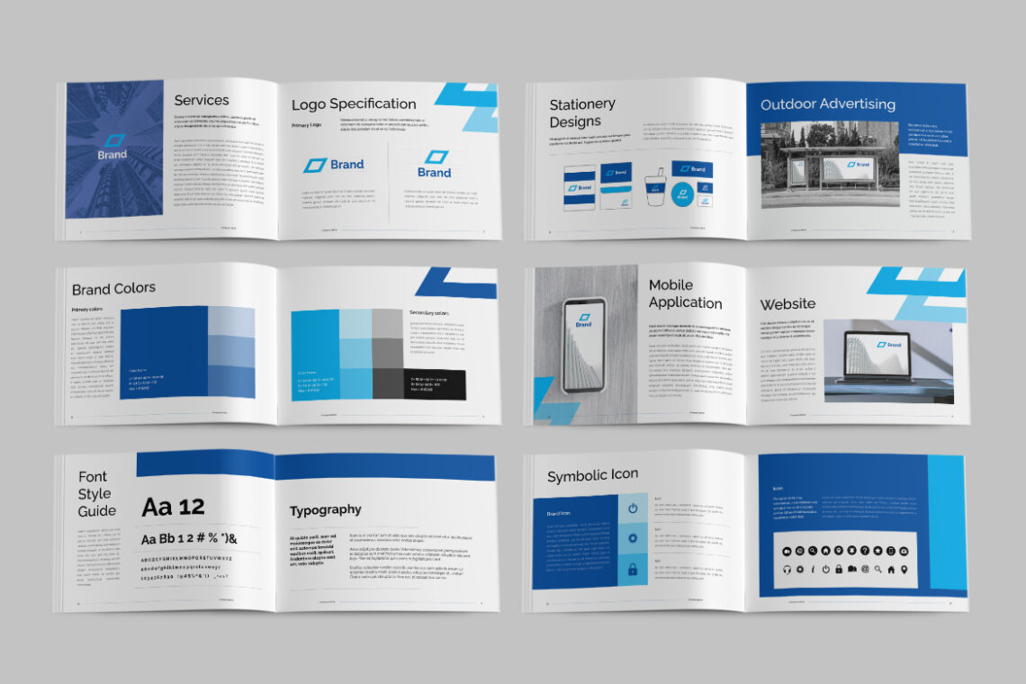 White Blue Template Brand Guidelines-2
