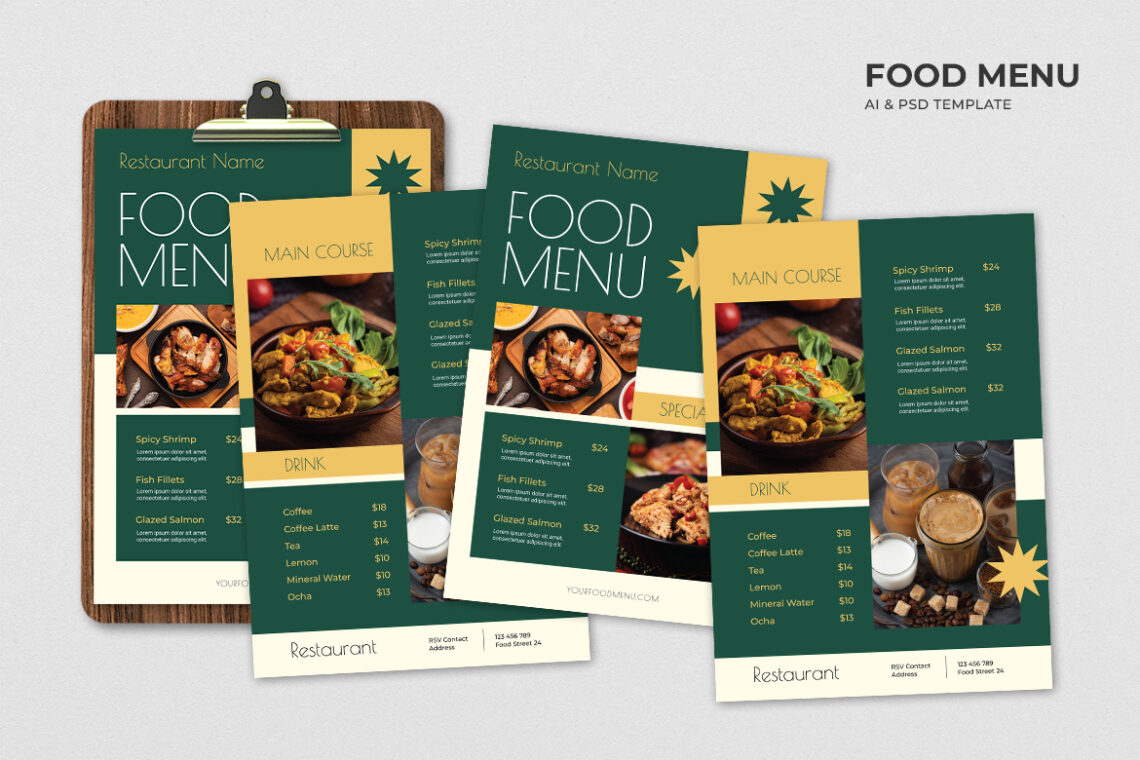 Seafood Restaurant Food Menu-3