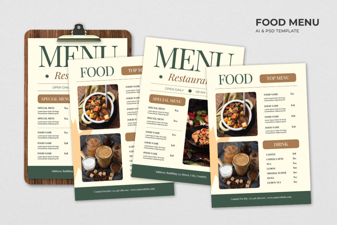 Simple Restaurant Food Menu-3