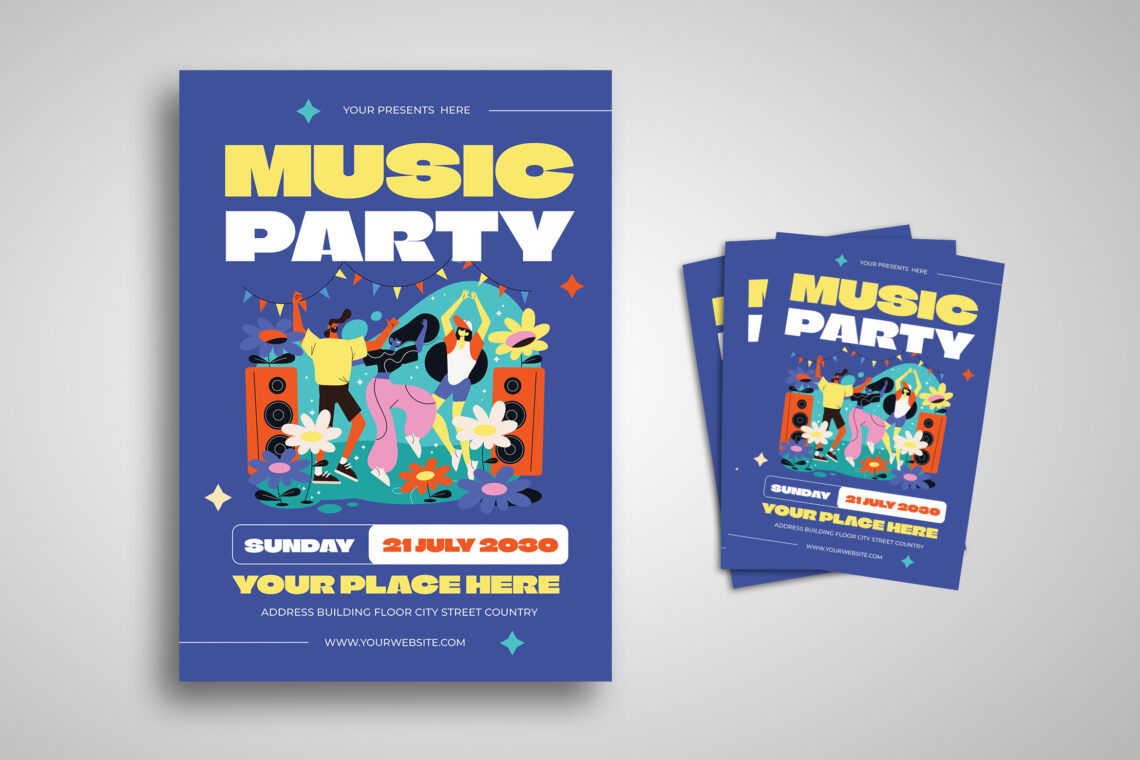 Sunday Music Party Flyer-4