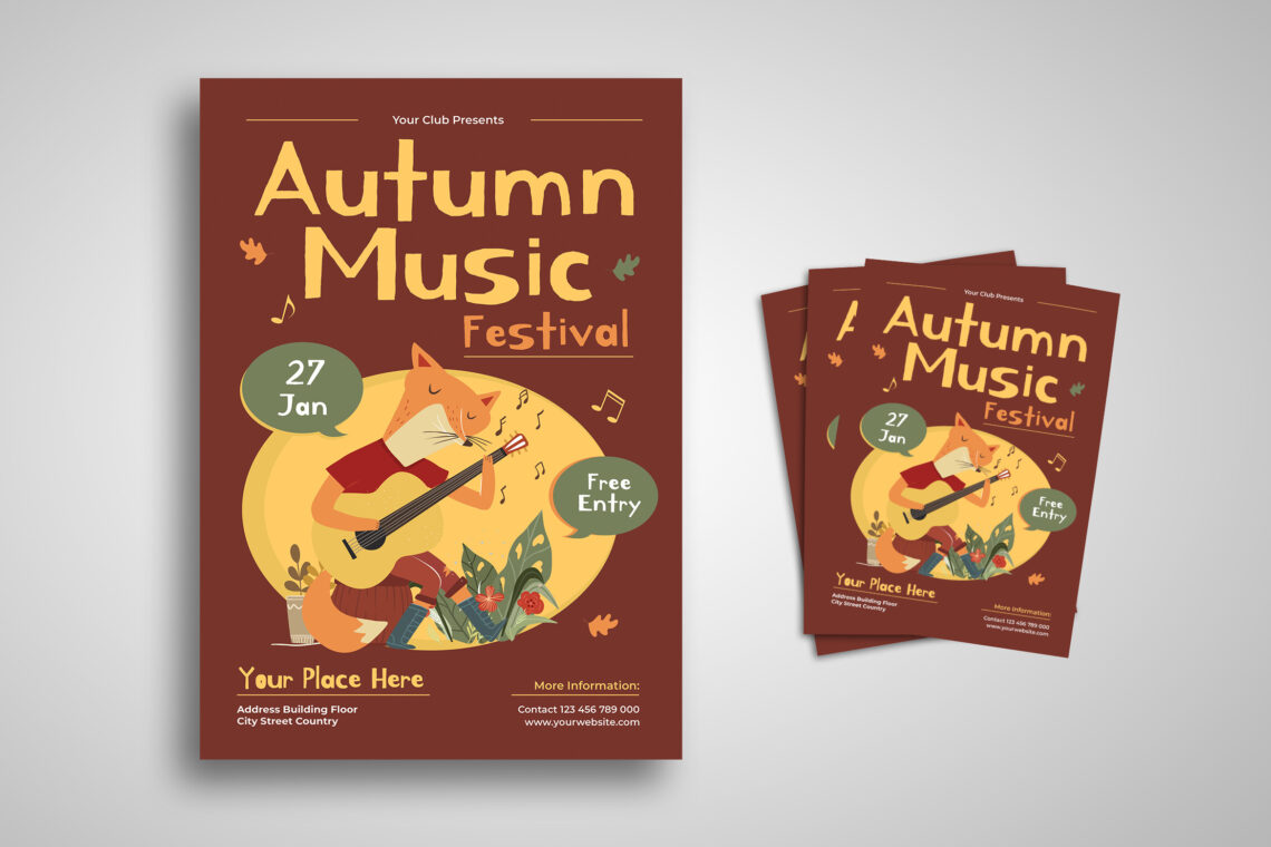 Autumn Festival Music Flyer-4