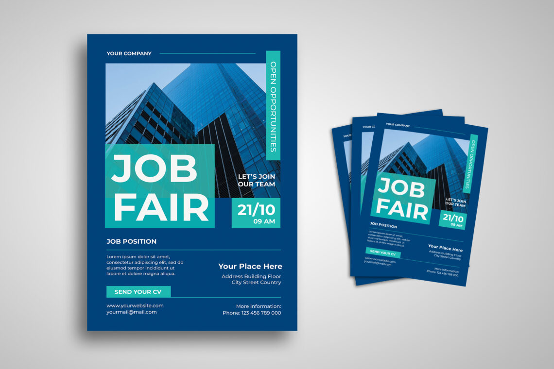 Blue Job Fair Flyer-4