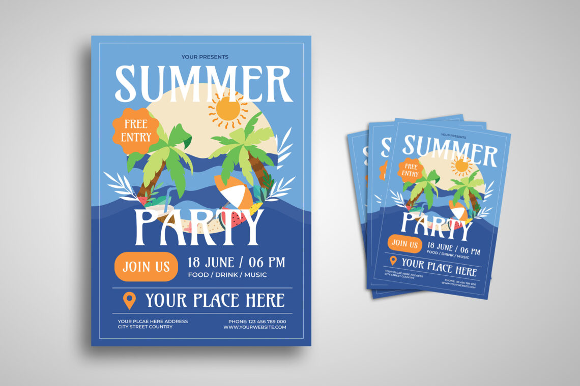 Summer Party Vibes Flyer-3