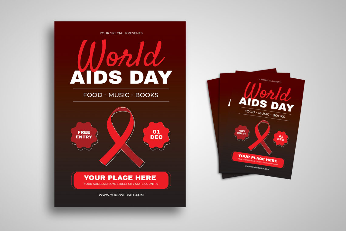 Red World Aids Day Flyer-4