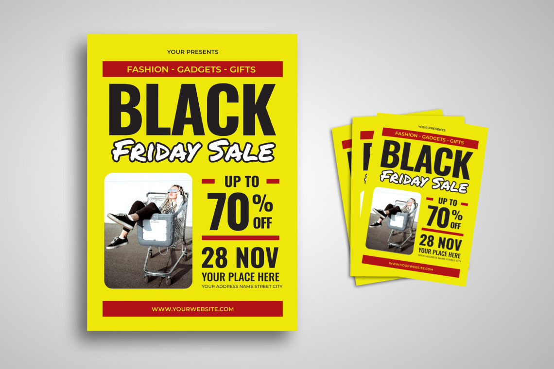 Black Friday Sale Yellow Flyer-4