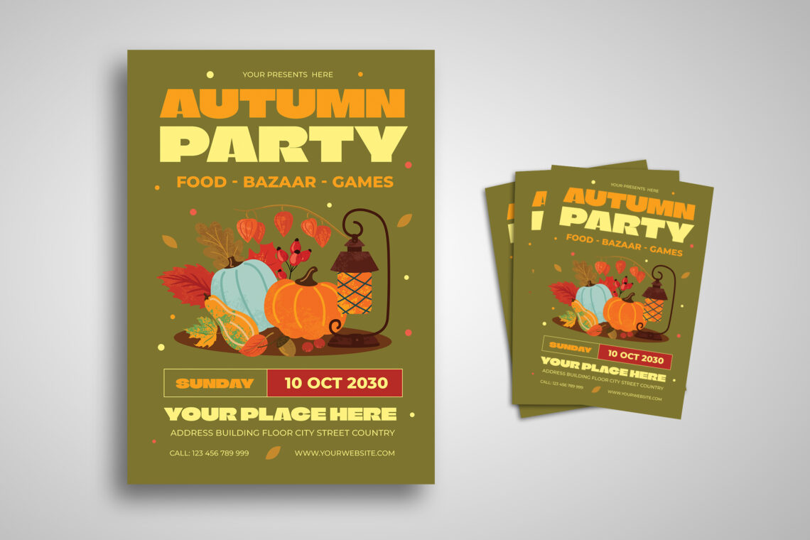Autumn Party Bazaar Flyer-1