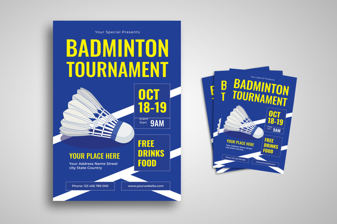 Badminton Tournament Oct Flyer-1