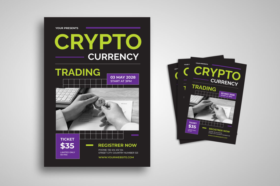 Crypto Currency Trading Flyer-1