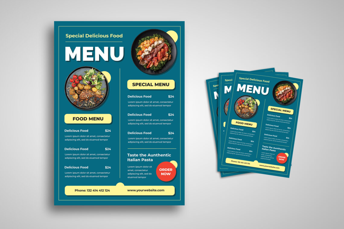 Special Delicious Food Menu Flyer-1