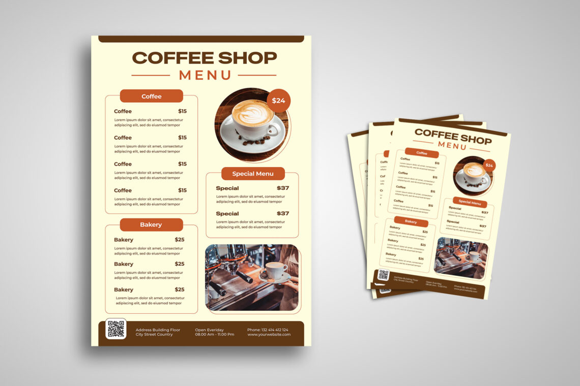Coffe Shop Menu Flyer-1