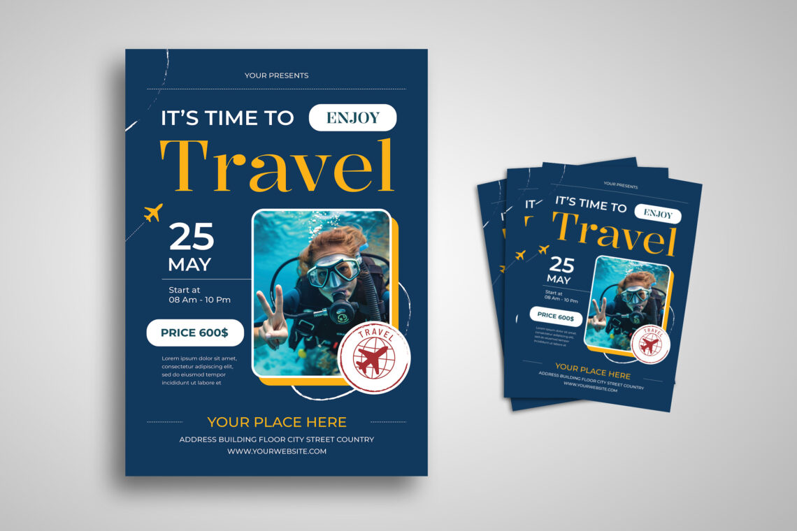 Its Time to Enjoy Travel Flyer-4