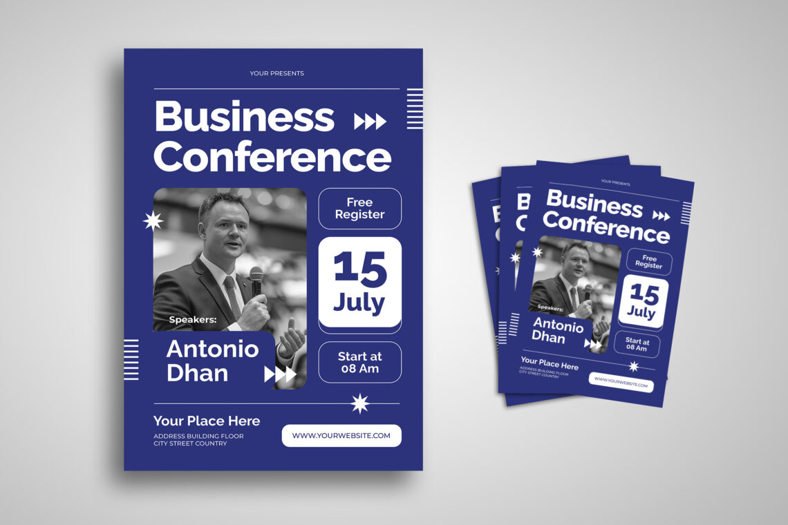 Navy Business Conference Flyer-4