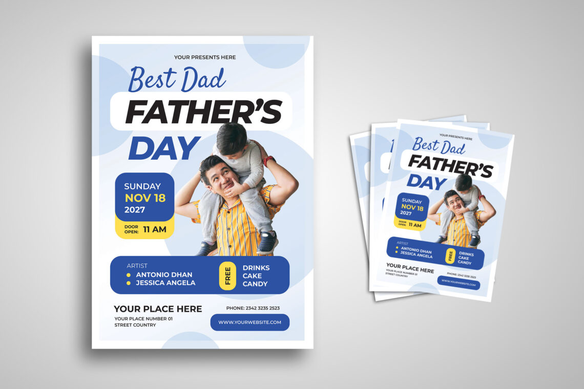 Best Dad Father Day Flyer-4