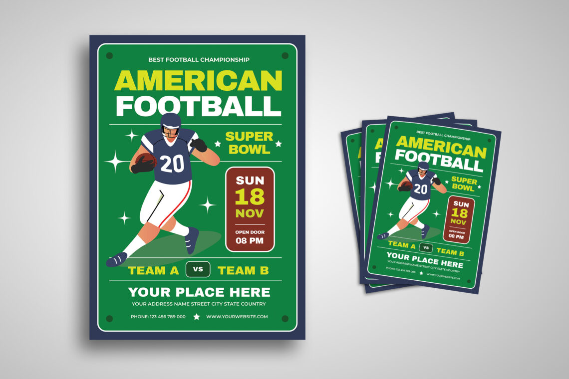 American Football Championship Flyer-4