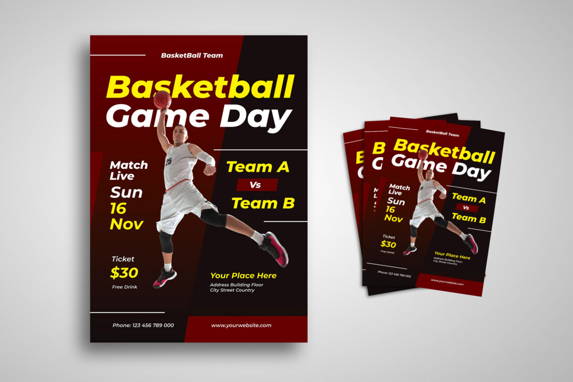 Basketball Game Day Flyer-4
