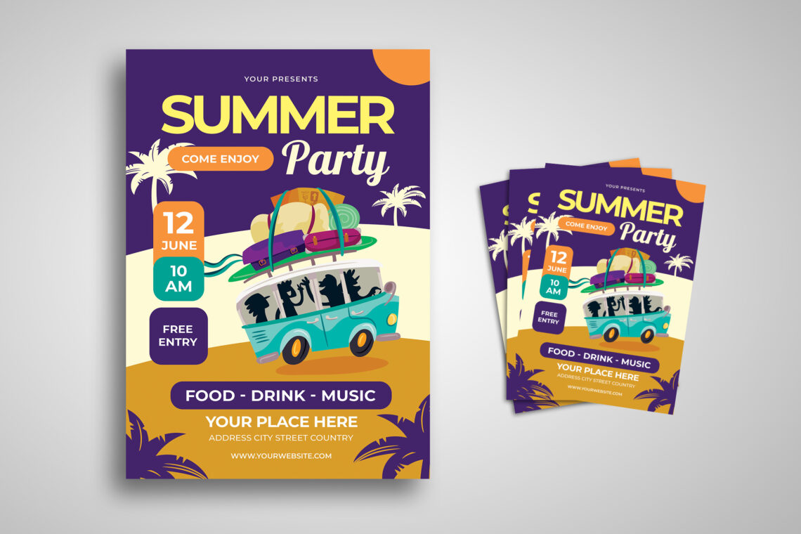 Enjoy Summer Party Flyer-4