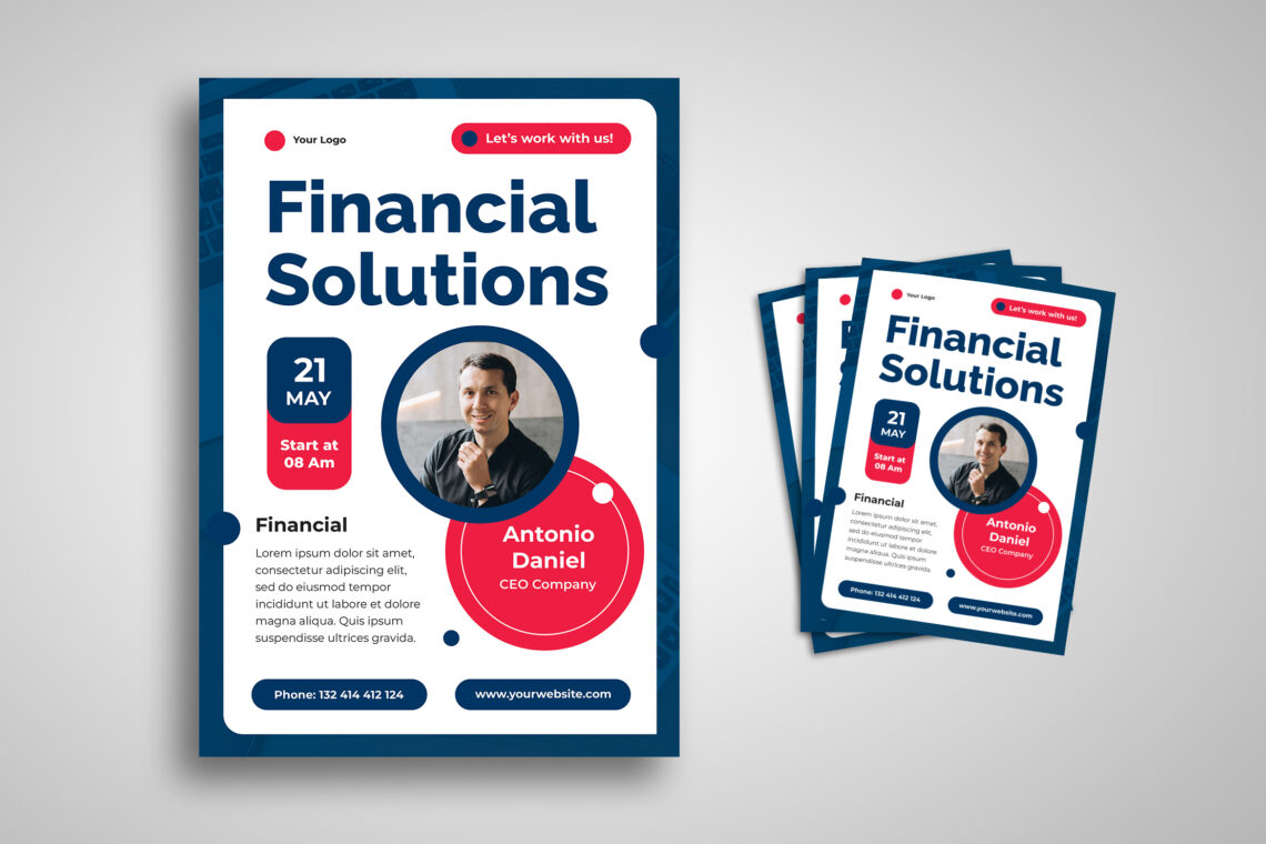 Green Pink Financal Solutions Flyer-1