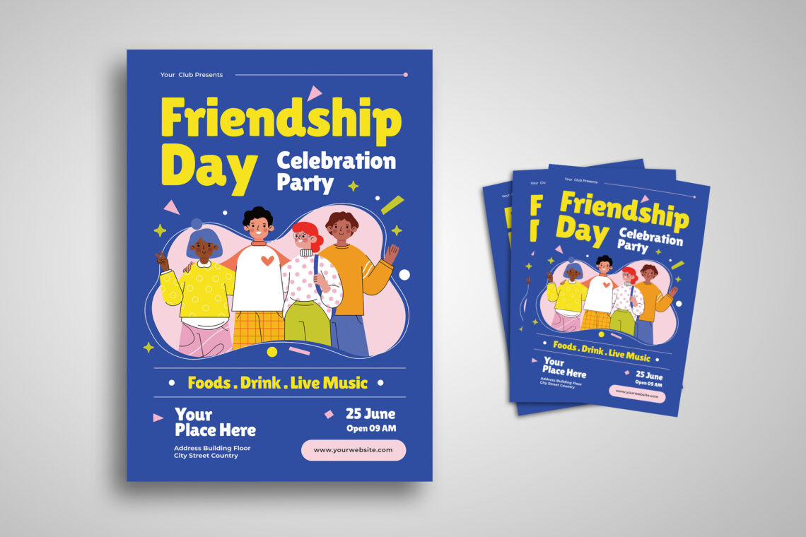 Friendship Day Celebration Party Flyer-4