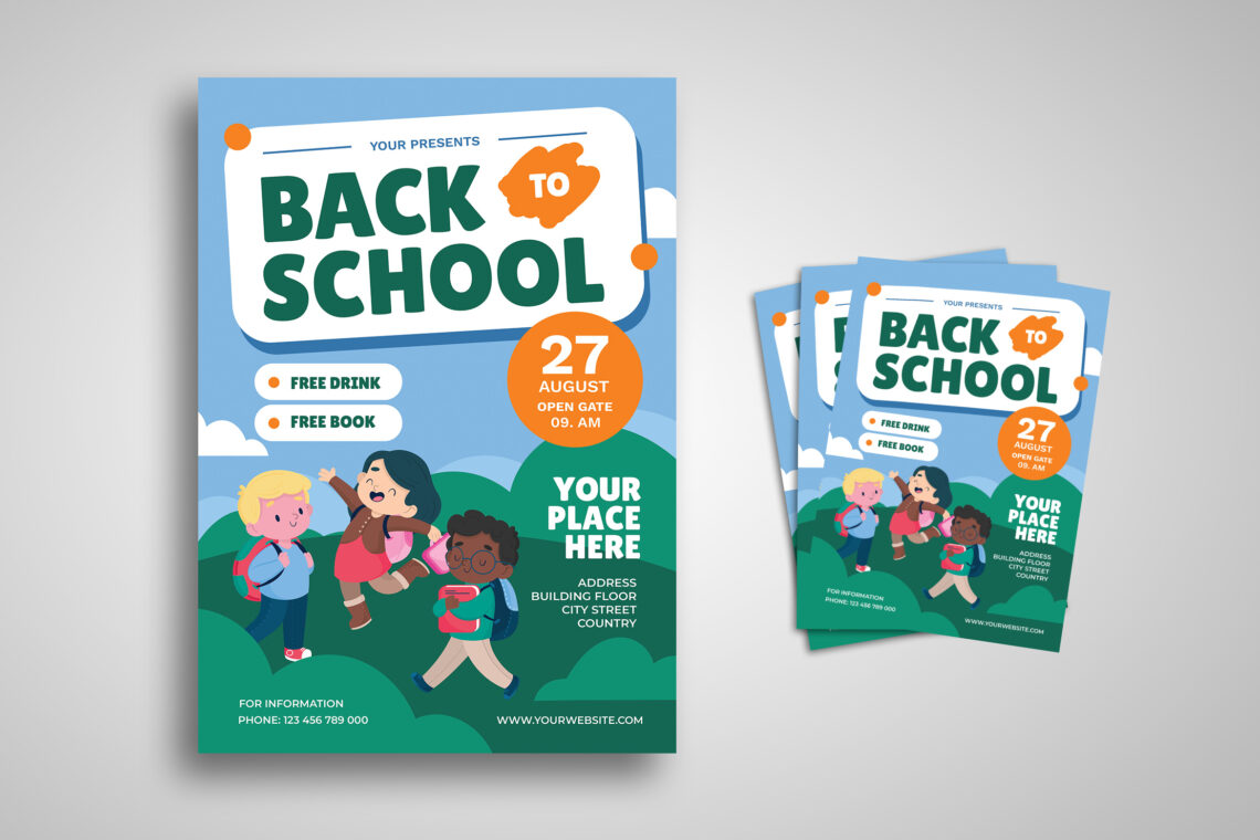 Green Back to School Event Flyer-4